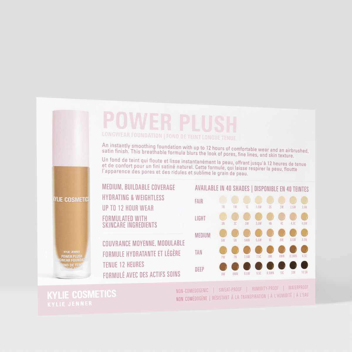 <Power Plush Longwear Foundation Sampling Card>|<KC869>